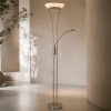 Reed Satin Chrome Mother & Child Uplighter LL-LED-01SC - lifestyle 1