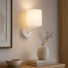 Kirsten White 1LT Wall Light - lifestyle