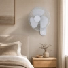 Zephyr II AC fan White includes remote - lifestyle