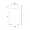 Nina DIY White / Timber OL2420 - dimensions