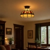 Toongabbie Lighting BF101333 Leadlight Batten Fix DIY Shade - lifestyle