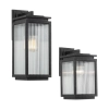 Boulevard Black Wall Light - 2 sizes 