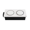 Infinity White Bathroom Heater 56010 - side