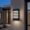 Fiorentino Lighting Sbarra Black Exterior Wall Light. - lifestyle