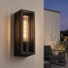 Portico Matte Black Small Wall Light 1000857- lifestyle