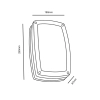 Madrid Bunker Light - 2 Colours - dimensions