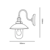 Port Exterior Bronze 1000400 - dimensions