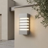 Fiorentino Lighting Sbarra Exterior Bunker Light Silver - lifestyle