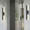 Ostel 1 Exterior Wall Light Black OSTEL EX1-BK - lifestyle