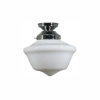 Lode Victorian School house 9 inch Opal DIY Fitting - Chrome