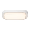Viggo White Oval 16w LED Bunker IP65