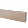 Washed White Victorian Ash Timber LED Pendant Light - closeup
