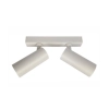 Magnetic Track Spot 35 Double adjustable spotlight head - Black or White white 2 