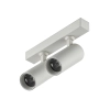 Magnetic Track Spot 35 Double adjustable spotlight head - Black or White - white 1 