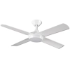 Concept DC Ceiling Fan White 52" with LED Light CL355