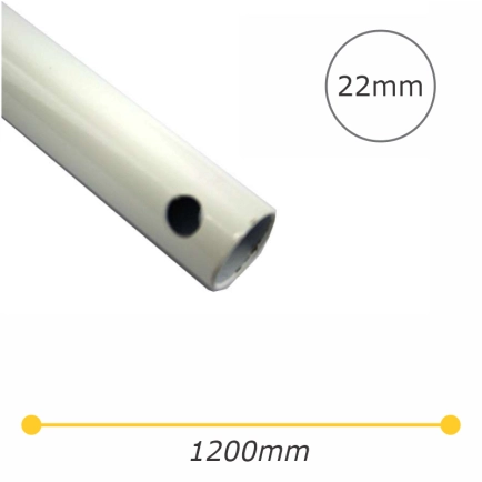 Ventair 1200mm Fan extension rod - White suits Sky and Glacier