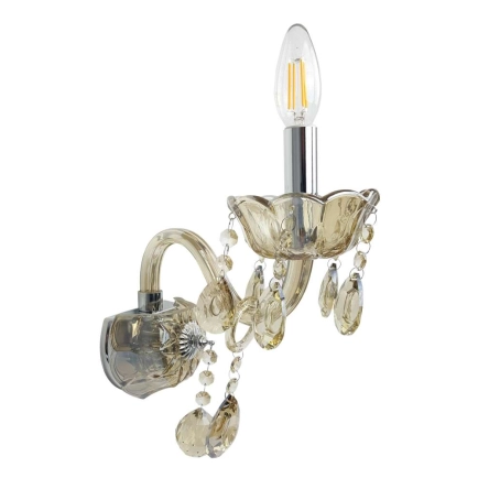 Allegra 1 Light Amber Wall Light