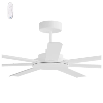 Alula 80inch Aluminium DC Ceiling Fan - All White