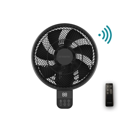 Avalon DC wall fan Black