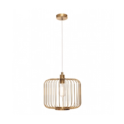 Bonn 1LT Gold  Cage Pendant