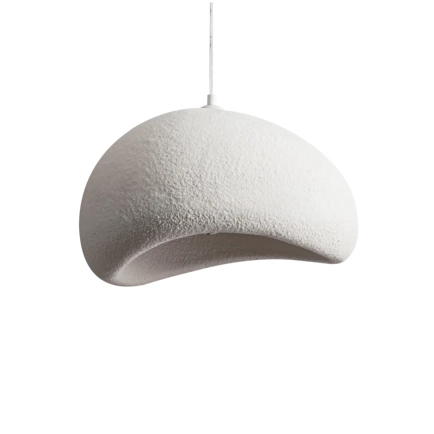 Cardinal 500mm White Polyresin Pendant