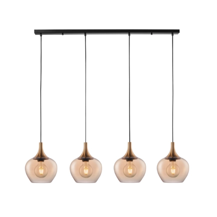 Carina 4LT Bar Pendant Amber AP-1260-4-AMB