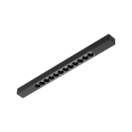 Magnetic Track Linear DOT LED Battens - 300mm, 500mm Lengths - Black and White