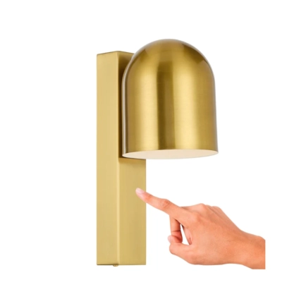 Echo Touch Wall Light - Aged Gold (ON/OFF Touch) E14