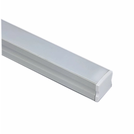 EXT-004 Surface Mounted Extrusion - White with Opal diffuser