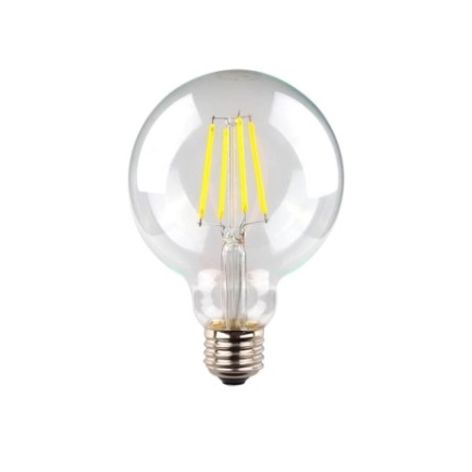 Sunny SAL G95 6W Sphere 5000K Dimmable LED Clear Globe