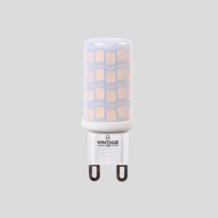 Vintage LED G9 2700K Frosted Dimmable LED Globe