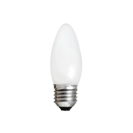 CLA Lighting 28W Frosted Candle Halogen Globe CLAHACAN28WESFR