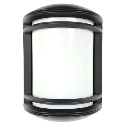 Ailia Imports Hilston Black Exterior Wall Light Front View