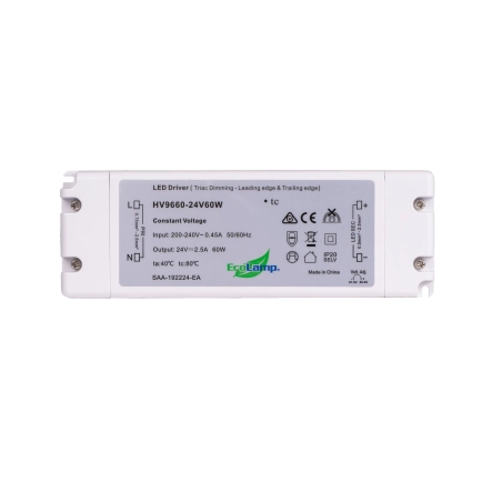 HV9660 60watt 12VDC  Constant Voltage Driver - Dimmable