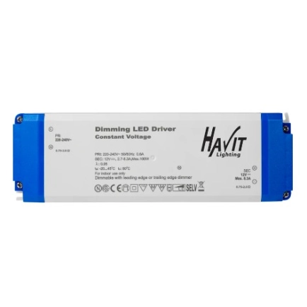 Havit HV9668-12v-100w 12VDC Triac dimmable driver