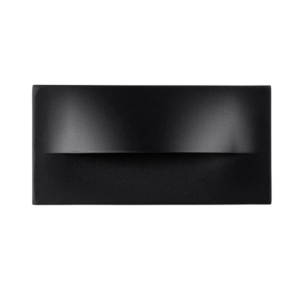 HV3329T-BLK Lisca Black 240v LED  Rectangle Wall Light