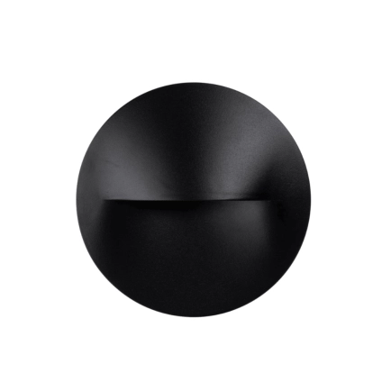 HV3227T-BLK Lisca Black 240v LED Round Wall Light