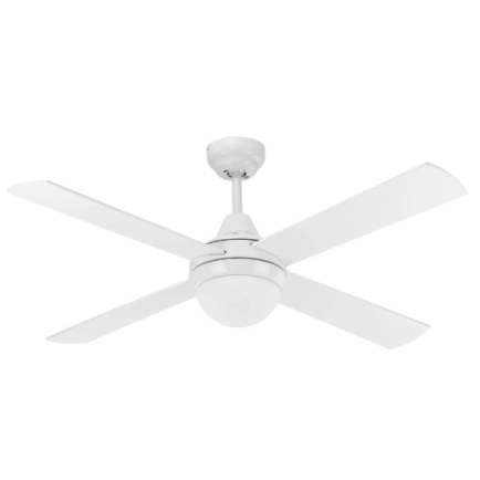 Mercator Lighting Lonsdale 48" White Ceiling Fan With Light