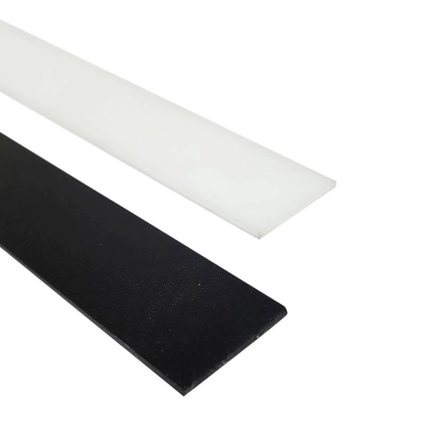 Magnetic Track cover plates - Black or White - 1m length