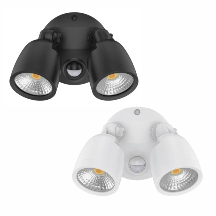 Domus Muro Eco Double Floodlight 20watt CCT with sensor - Group Image