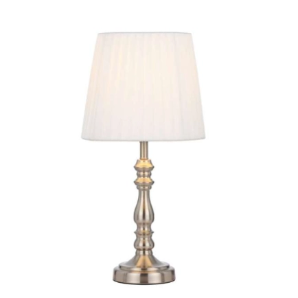 Telbix Lighting Vida Nickel Table Lamp