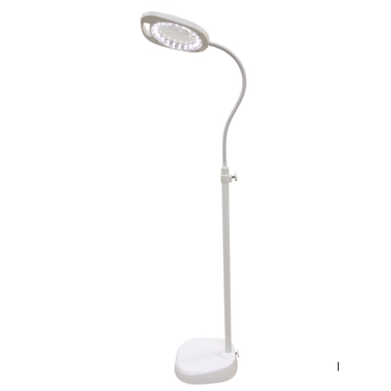 OD109w LED Magnifer Floor Lamp White