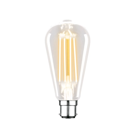 Mercator Lighting Pear ST64 7.5 W B22 2700K LED Dimmable Globe