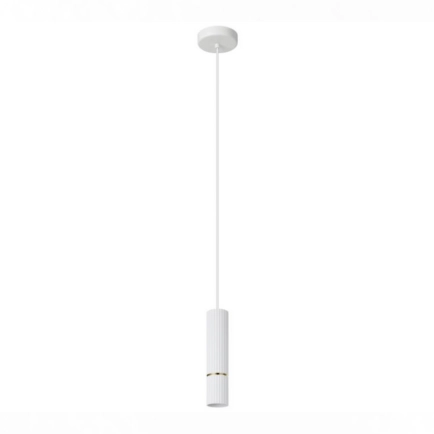 Caminia 1LT Pendant - White/Brass 206686
