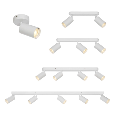 Picard White Wall Spotlights - 5 Sizes 