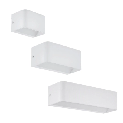 Sania 4 White Wall Light - 3 Sizes 