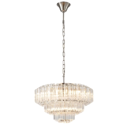 Calista 50cm 7LT Chandelier Bru/Nickel 1001637