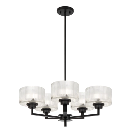 Moreno II 5LT Pendant - Black E14