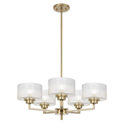 Moreno II 5LT Pendant - Aged Gold E14