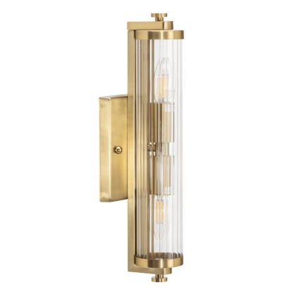 Rockford 2 Light Wall Light Satin Brass 1001588